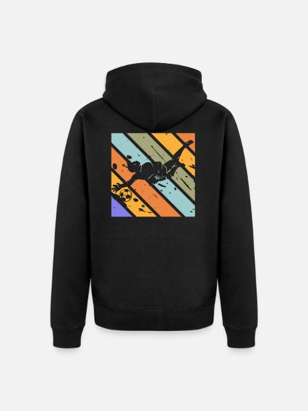 goalkeeper - Unisex Premium Organic Zip Hoodie - black