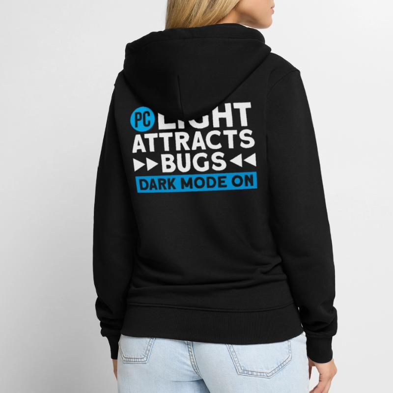 Computer Coding Programmer Unisex Premium Organic Zip Hoodie