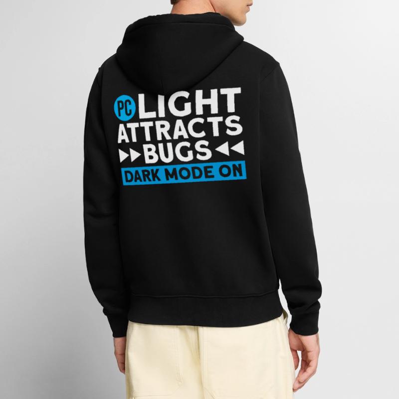 Computer Coding Programmer Unisex Premium Organic Zip Hoodie