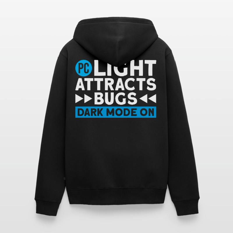 Computer Coding Programmer Unisex Premium Organic Zip Hoodie