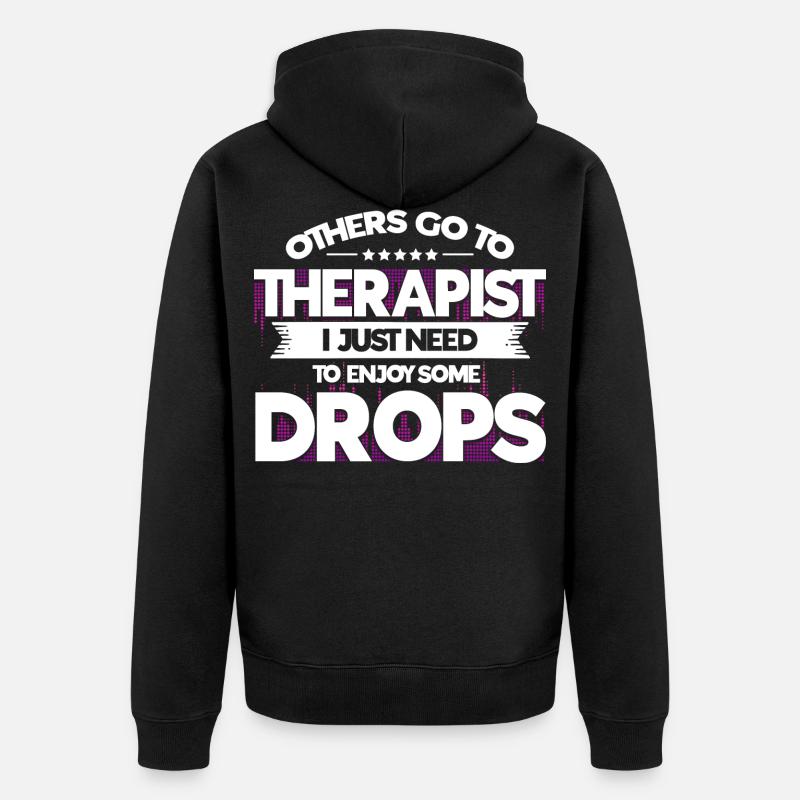 Rave Raver Dubstep Cadeau - Veste à capuche bio Premium Unisexe - noir