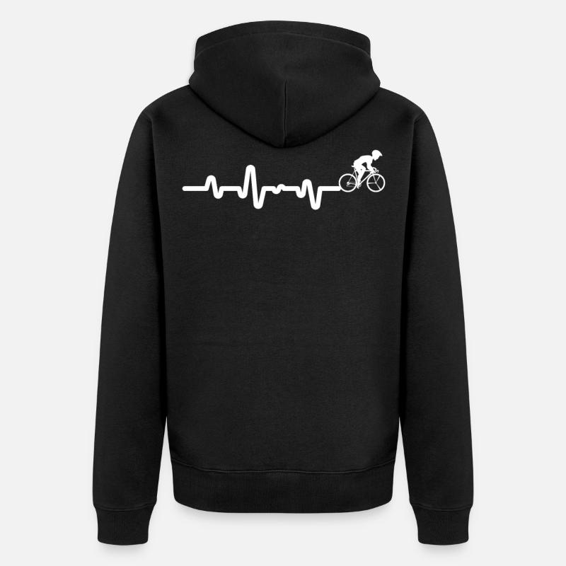Vélo de course - Veste à capuche bio Premium Unisexe - noir