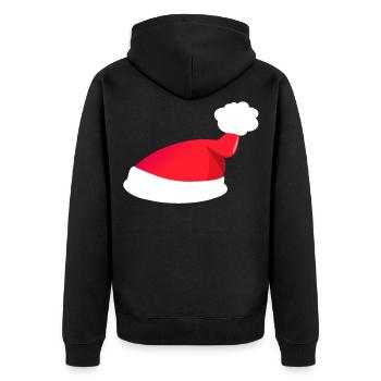 Bonnet de Nicolas - Veste à capuche bio Premium Unisexe - noir - Dos - Nico (187cm)