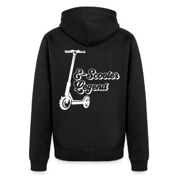 Escooter Legend Scooter électrique E-Scooter - Veste à capuche bio Premium Unisexe - noir - Dos - Nico (187cm)