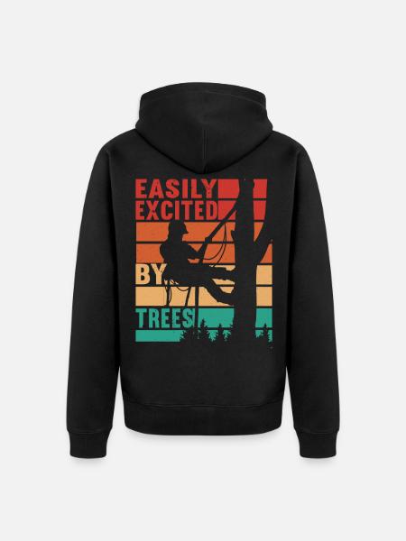 Arborist Baumpfleger - Unisex Premium Bio Zip Hoodie - Schwarz