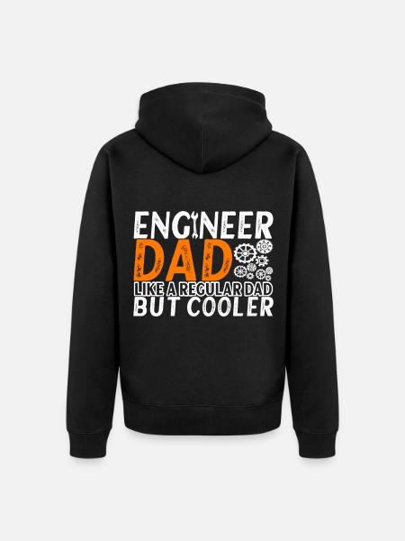 Engineer Mechanical Engineer Civil Engineer - Unisex Premium Organic Zip Hoodie - black
