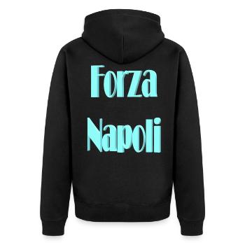 Napoli per sempre - Veste à capuche bio Premium Unisexe - noir - Dos - Nico (187cm)
