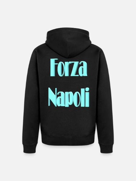 Napoli per sempre - Unisex Premium Organic Zip Hoodie - black