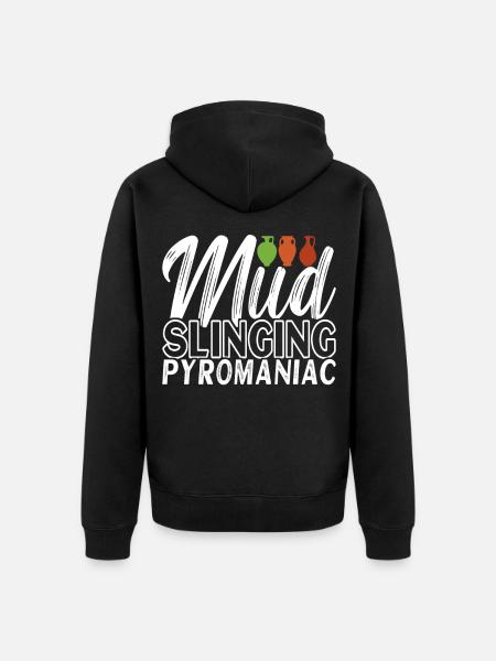 Pottery Pottery - Unisex Premium Organic Zip Hoodie - black
