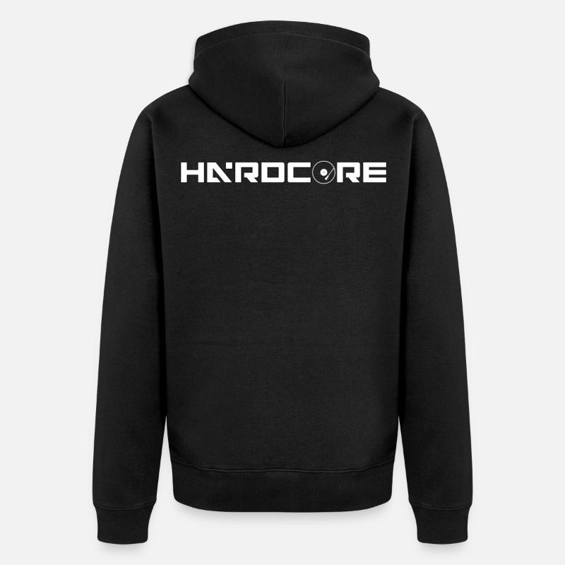 hard-core6 - Veste à capuche bio Premium Unisexe - noir