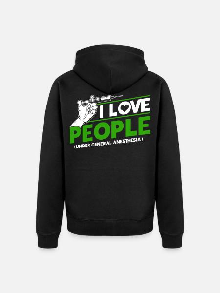 Anesthesia Anesthesiologist Anesthesiologist - Unisex Premium Organic Zip Hoodie - black