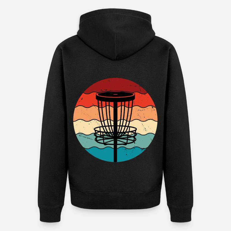 Disc Golf - Veste à capuche bio Premium Unisexe - noir