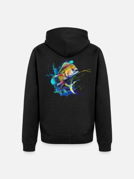 mahi mahi - Veste à capuche bio Premium Unisexe - noir
