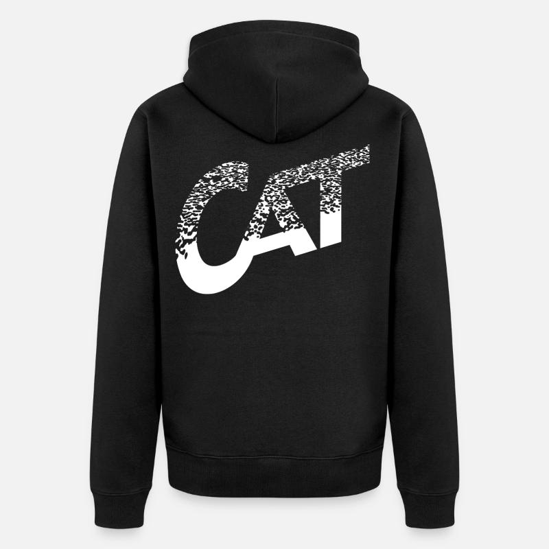 CAT - Veste à capuche bio Premium Unisexe - noir