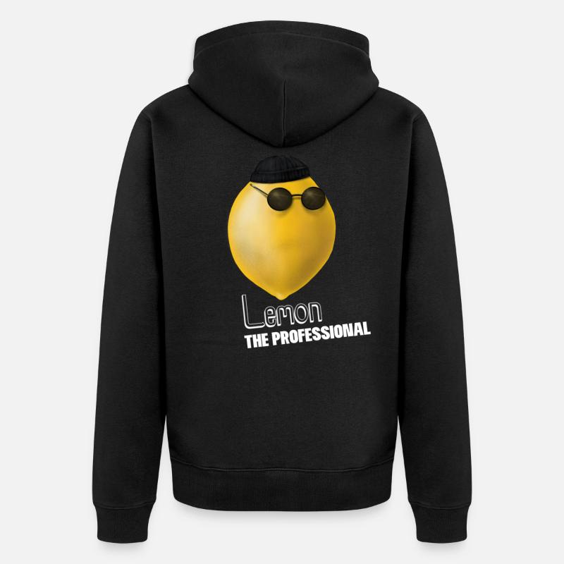 Lemon Professional - Léon le professionnel - Veste à capuche bio Premium Unisexe - noir