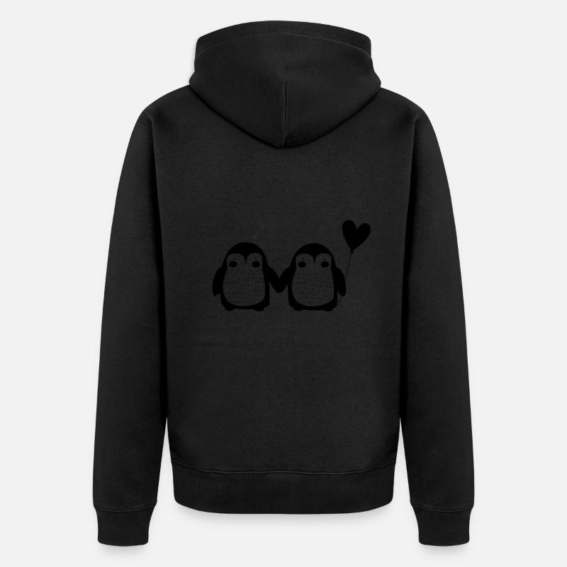Pingouin - Pingouin - Veste à capuche bio Premium Unisexe - noir