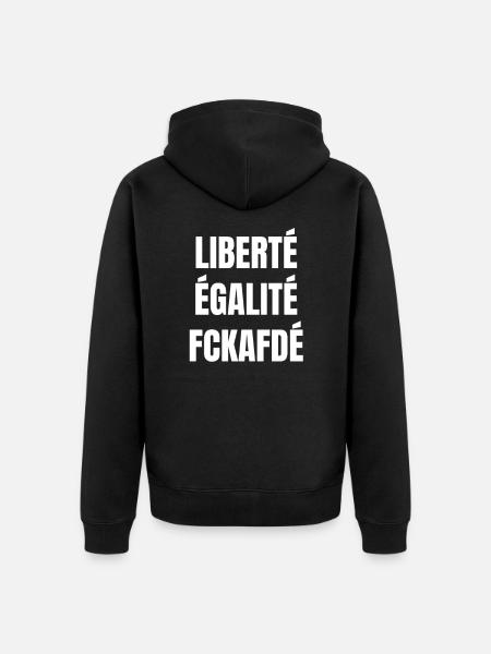 Libert Galit Fckafd - Unisex Premium Organic Zip Hoodie - black