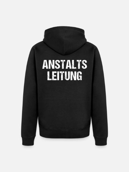 prison management - Unisex Premium Organic Zip Hoodie - black
