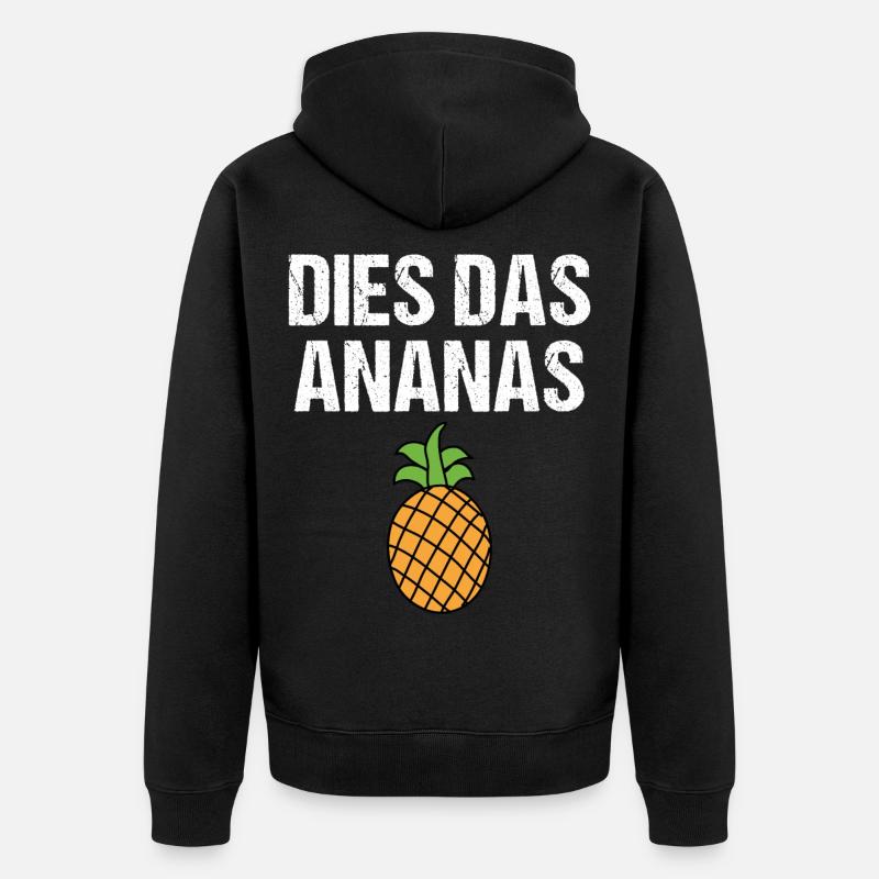 C'est l'ananas - Veste à capuche bio Premium Unisexe - noir