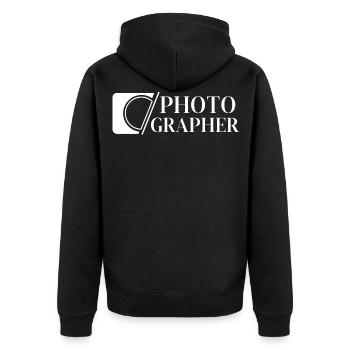 PHOTOGRAPHE - Veste à capuche bio Premium Unisexe - noir - Dos - Nico (187cm)