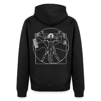 Jeu Gamer Gambler Jeu de jeu - Veste à capuche bio Premium Unisexe - noir - Dos - Nico (187cm)