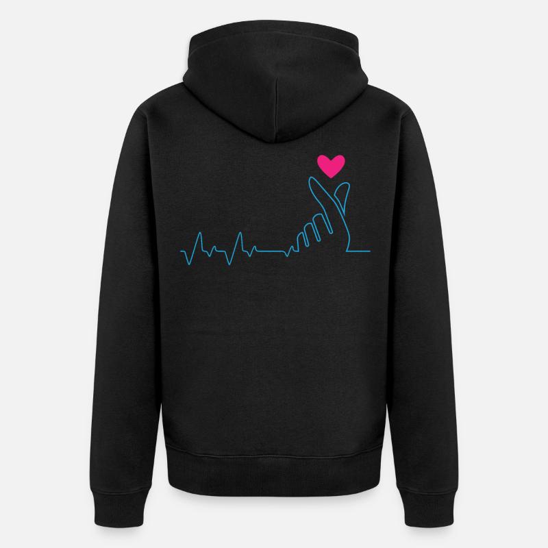 Kpop Mode - Veste à capuche bio Premium Unisexe - noir