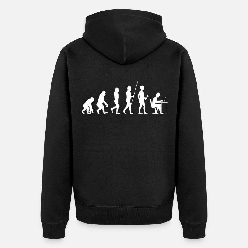 Home Office Evolution Büro - Veste à capuche bio Premium Unisexe - noir