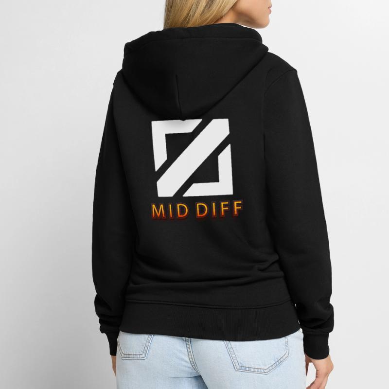 jeu mid diff tilter incliné Veste à capuche bio Premium Unisexe