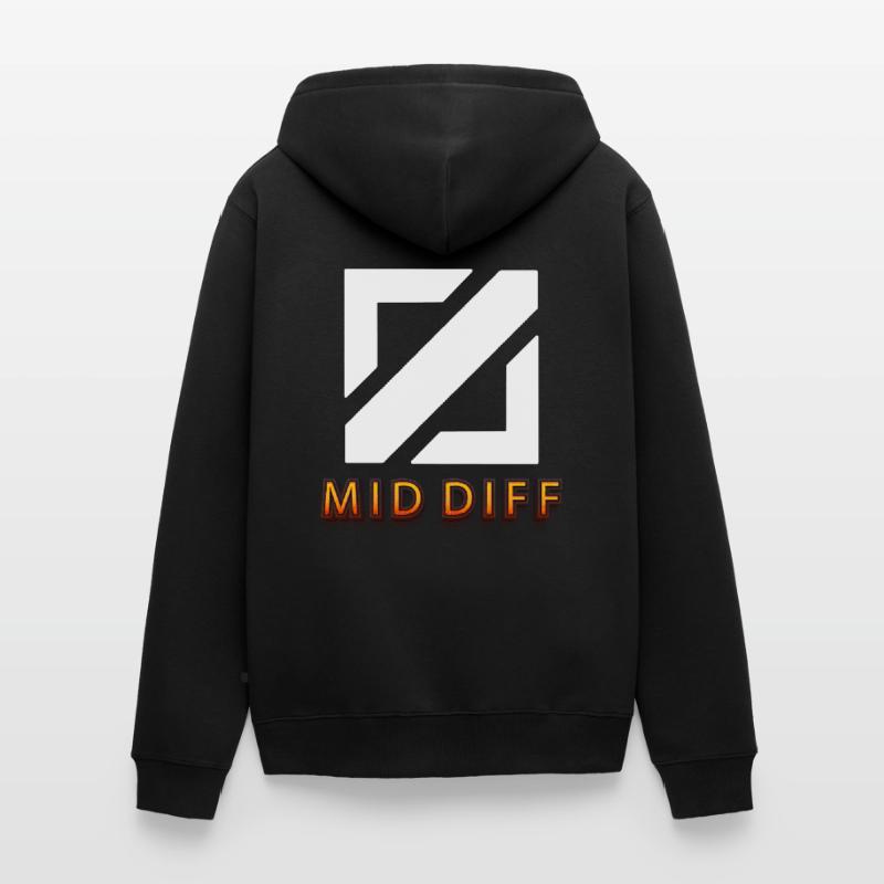 jeu mid diff tilter incliné Veste à capuche bio Premium Unisexe