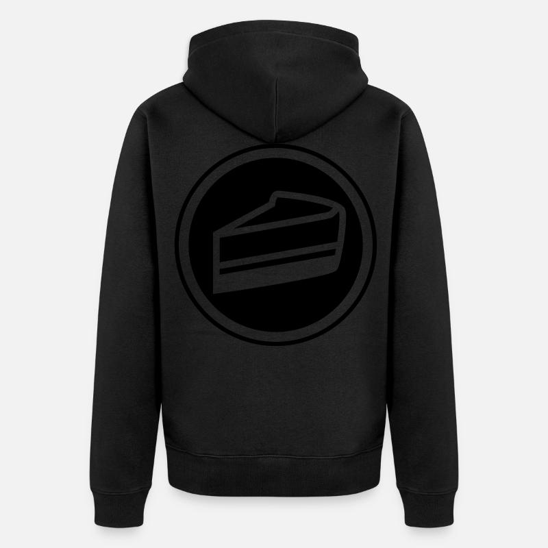 Gâteau au fromage - Veste à capuche bio Premium Unisexe - noir