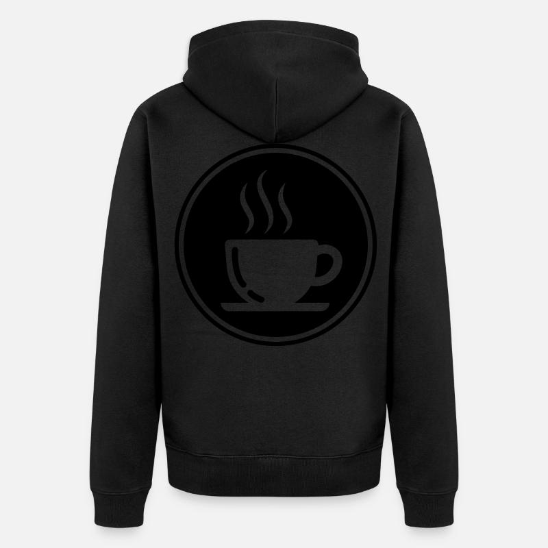 Tasse à café - Veste à capuche bio Premium Unisexe - noir