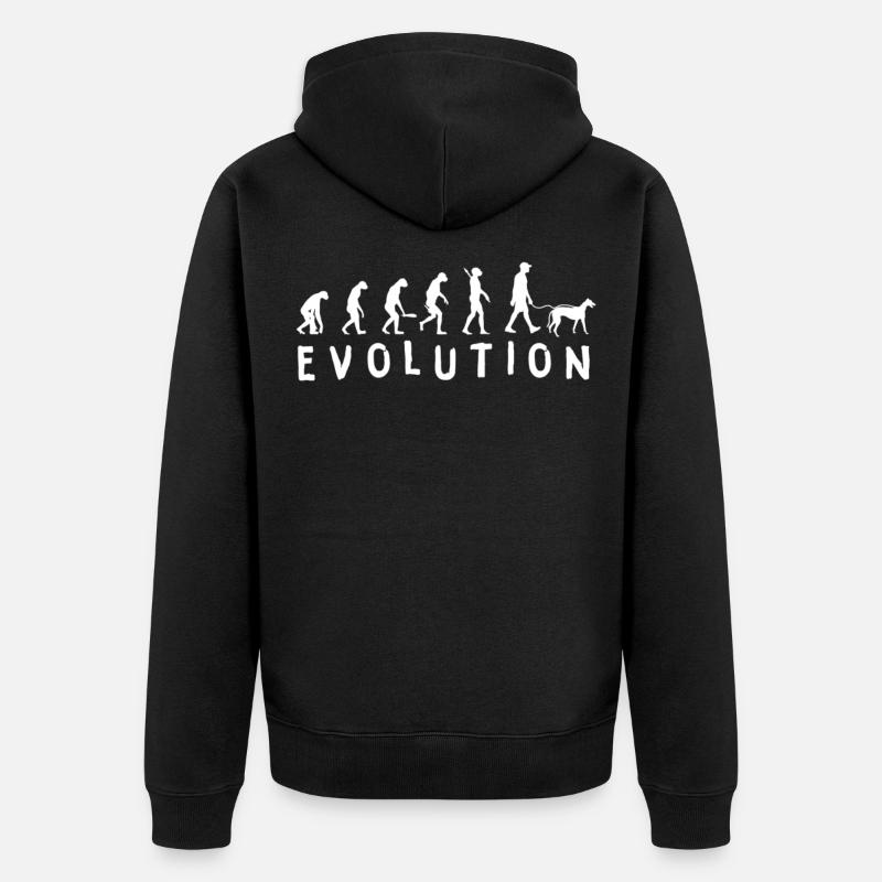 Greyhound Greyhound Cadeau - Veste à capuche bio Premium Unisexe - noir