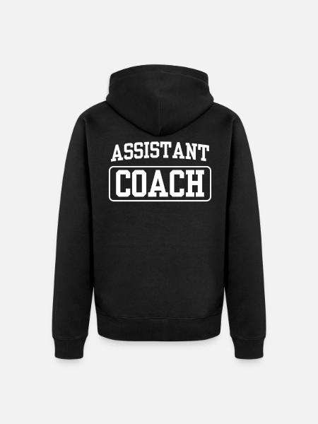 Assistenztrainer Coach Trainerassistent Assistent - Unisex Premium Bio Zip Hoodie - Schwarz