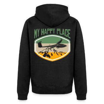 Planeur Planeur Planeur Planeur Planeur - Veste à capuche bio Premium Unisexe - noir - Dos - Nico (187cm)