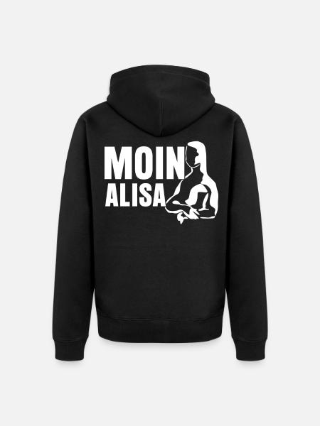 Hambourg Moin St. Pauli - Veste à capuche bio Premium Unisexe - noir