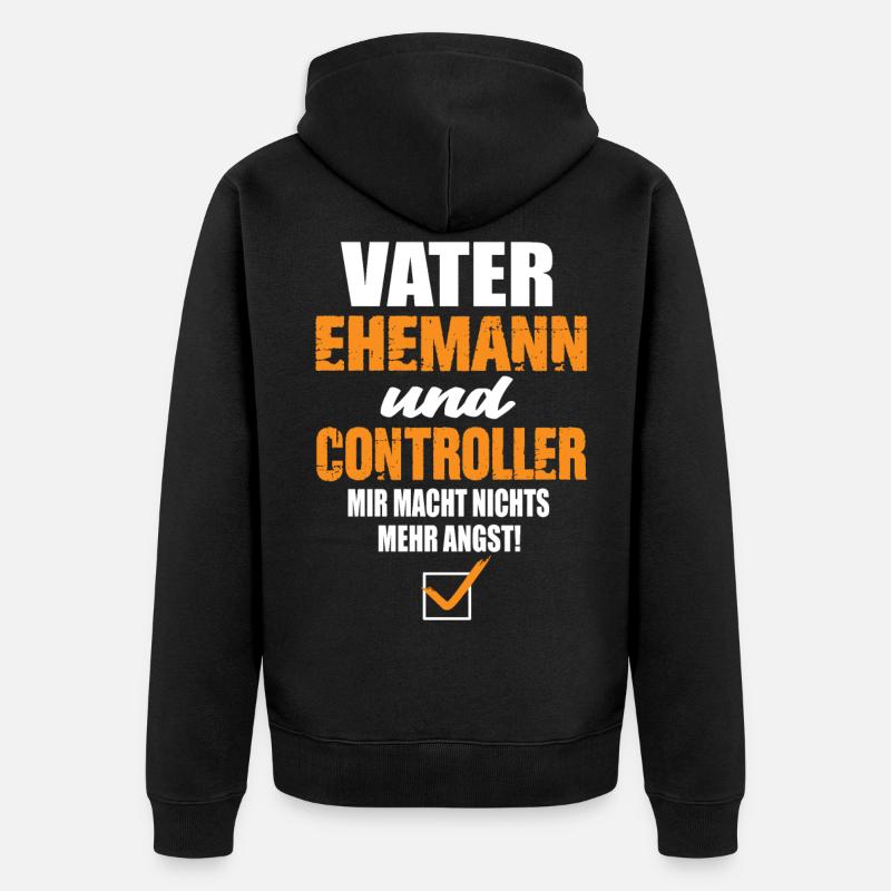 Controller - Unisex Premium Bio Zip Hoodie - Schwarz