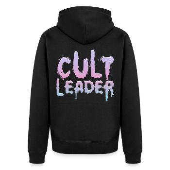 Chef de secte Pastel Goth Occult Witchcraft Gesch - Veste à capuche bio Premium Unisexe - noir - Dos - Nico (187cm)