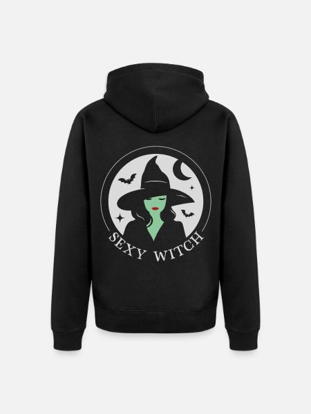 Sorcière sexy - Veste à capuche bio Premium Unisexe - noir