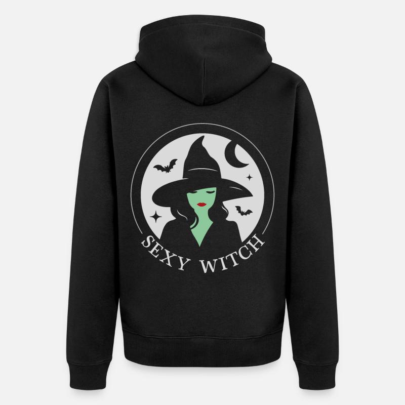 Sorcière sexy - Veste à capuche bio Premium Unisexe - noir