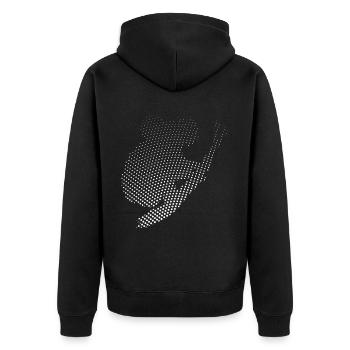 Koala - Veste à capuche bio Premium Unisexe - noir - Dos - Nico (187cm)