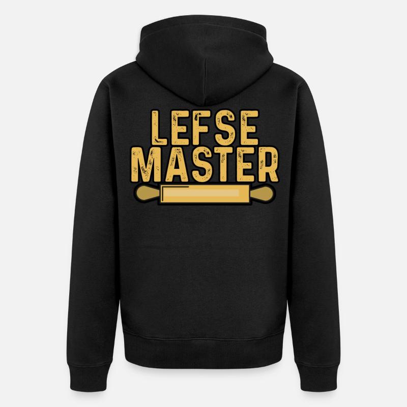 Lefse Master 7 - Veste à capuche bio Premium Unisexe - noir