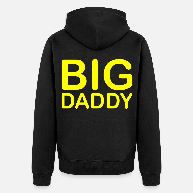 BIG DADDY - Veste à capuche bio Premium Unisexe - noir