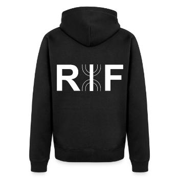 Le Rif - Veste à capuche bio Premium Unisexe - noir - Dos - Nico (187cm)