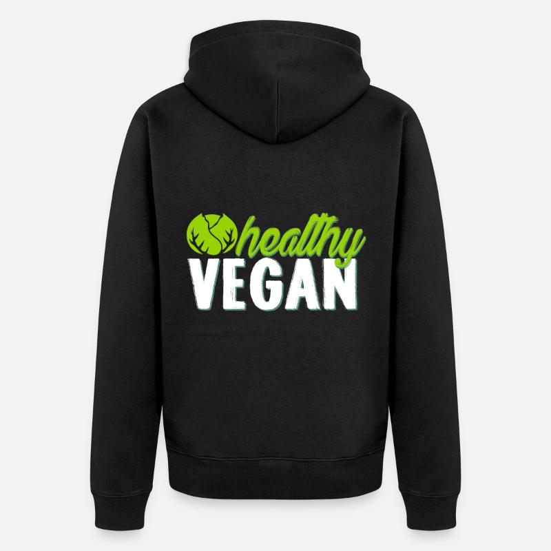 Cadeau de légumes - Veste à capuche bio Premium Unisexe - noir