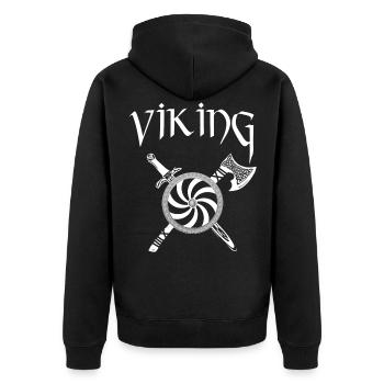 Vikings Viking - Veste à capuche bio Premium Unisexe - noir - Dos - Nico (187cm)