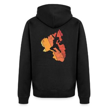 Palatinate escalade femmes alpinisme alpinistes palatinat - Veste à capuche bio Premium Unisexe - noir - Dos - Nico (187cm)