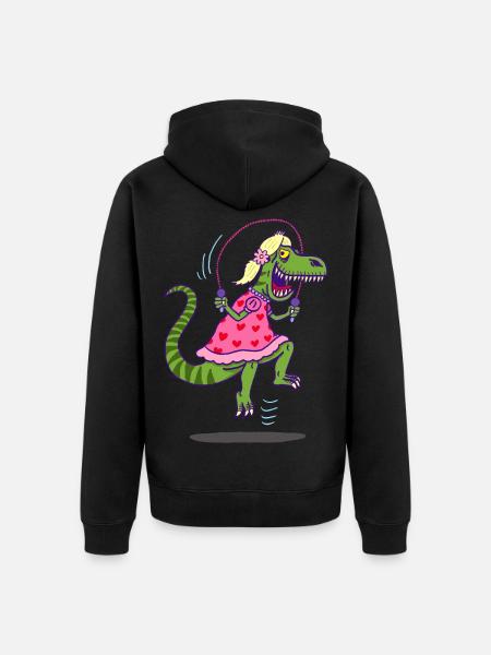 Camouflage for hunting - Unisex Premium Organic Zip Hoodie - black