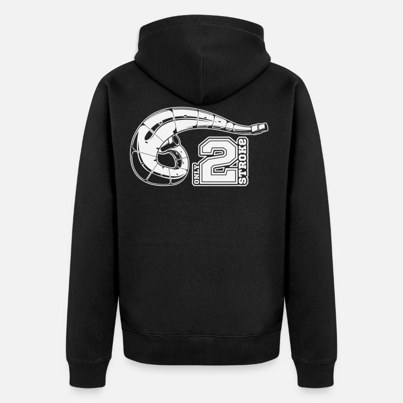 2T tuyau - Veste à capuche bio Premium Unisexe - noir
