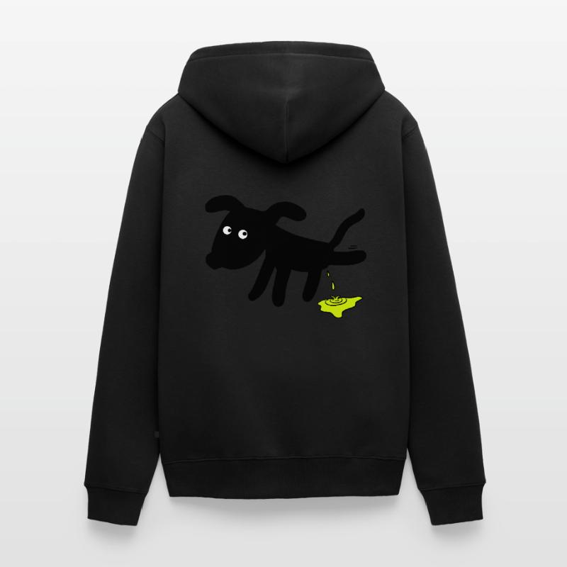 Chien chiens Veste à capuche bio Premium Unisexe