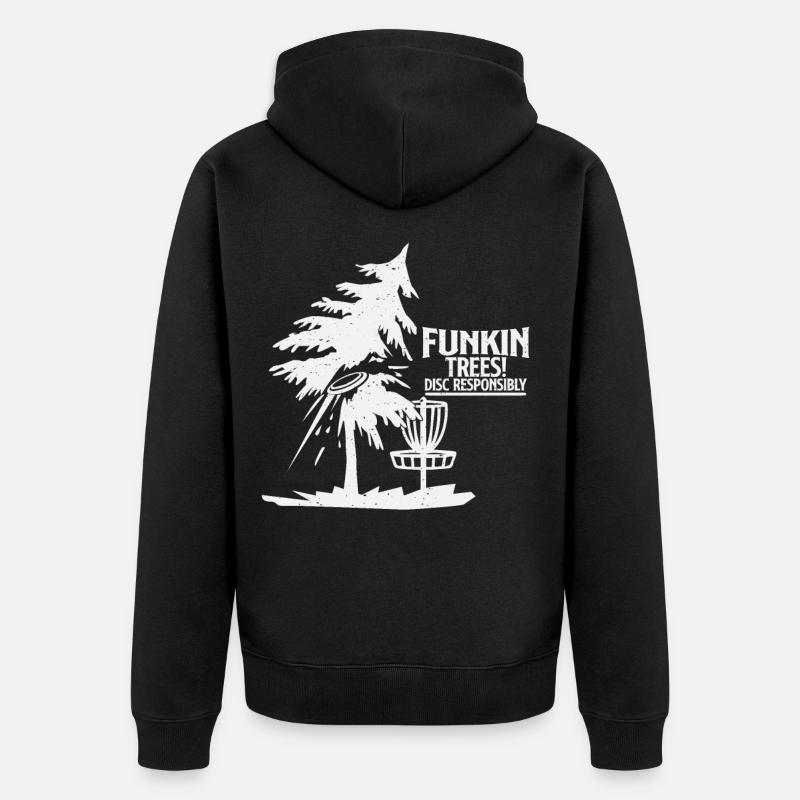 Disc Golf - Veste à capuche bio Premium Unisexe - noir